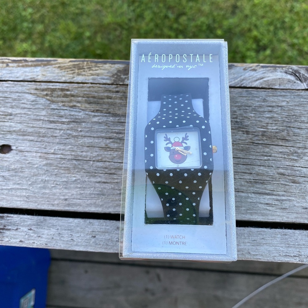 Aéropostale Polka-dot Christmas Watch